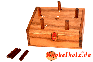 Warum immer ich Würfelspiel das beliebte Schweinchenspiel als Kistenspiel aus Holz sechs raus